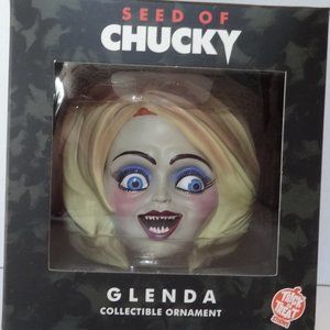 Holiday Horrors Seed of Chucky Glenda Head Ornament